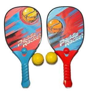 Pickleball Paddle Set, 2 Paddles & 2 Balls